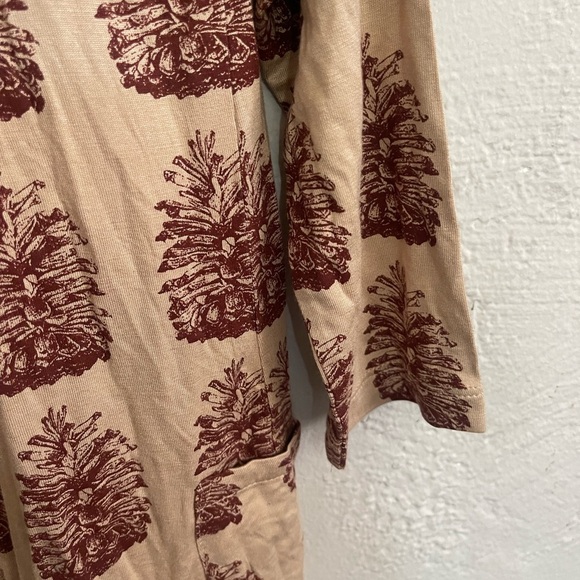 Kate Quinn Beige and Brown Pinecone Dress - Picture 3 of 5